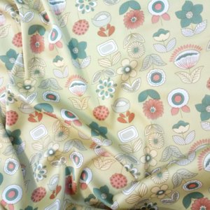 Ткань для рукоделия
 Армани шелк «Цветы сказка» цвет бежевый