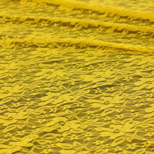 Швейная ткань
 Гипюр стрейч «Цветы» цвет жёлтый