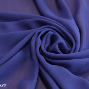 Ткань для рукоделия
 Шифон однотонный, темно-синий