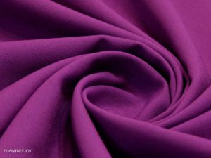 Ткань для занавесок с рисунком
 Габардин цвет лиловый