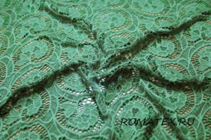 Швейная ткань
 Гипюр F цвет тёмно-зелёный