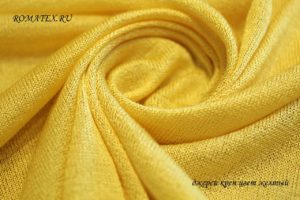 Ткань для рукоделия
 Джерси Креп цвет желтый