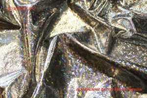 Ткань для рукоделия
 Голограмма стрейч цвет серебро плотность 200гр/м