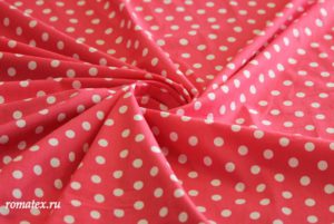 Постельная ткань для детей
 Хлопок горох цвет розовый