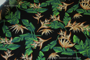 Ткань для рукоделия
 Штапель тропики цвет черный